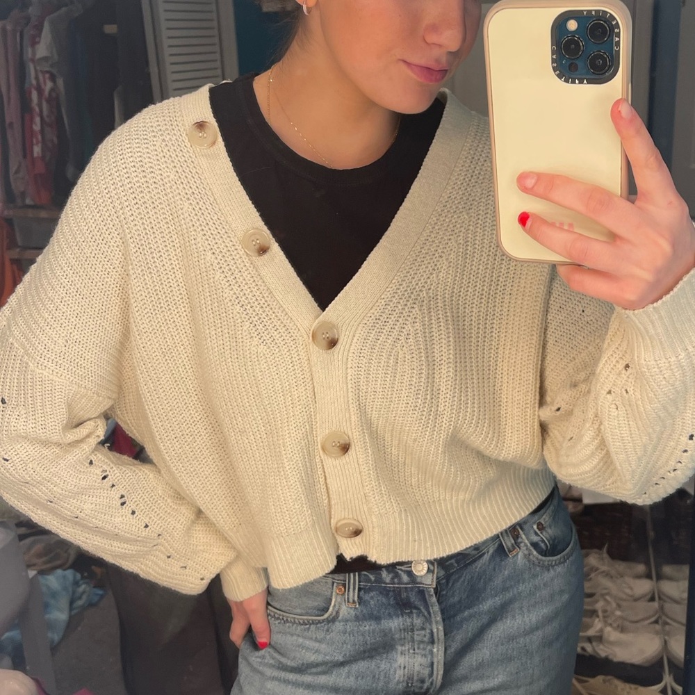 Line & Dot Cardigan